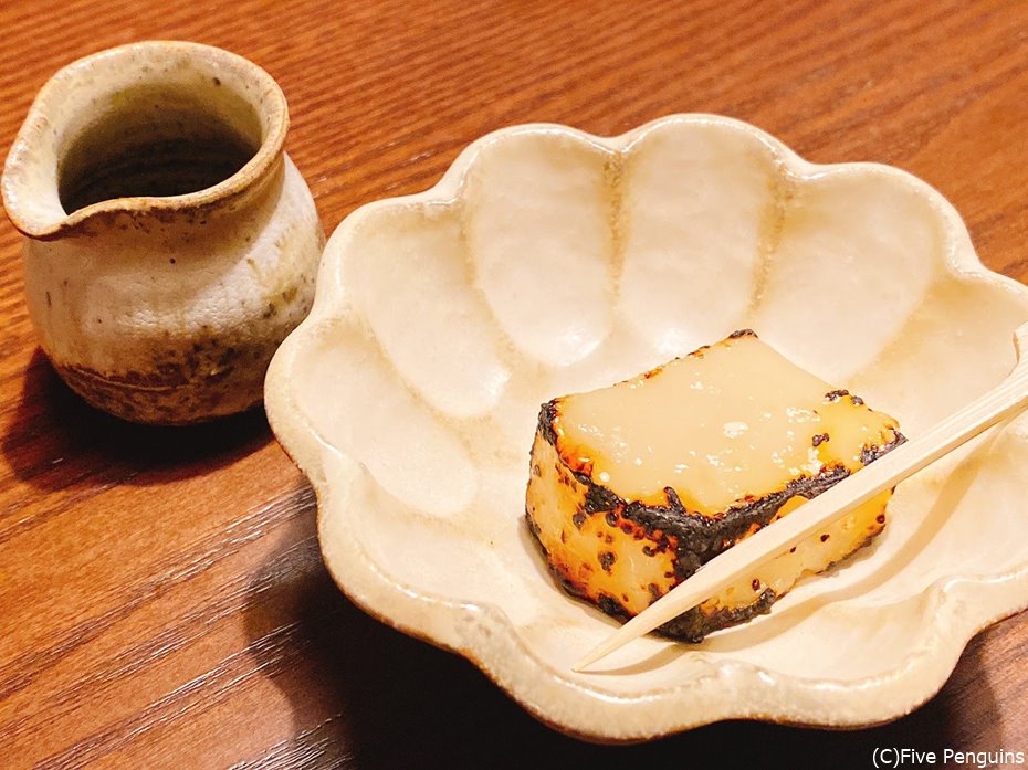 醤油搾り体験で採れた醤油をかけた豆乳豆腐は感動の味