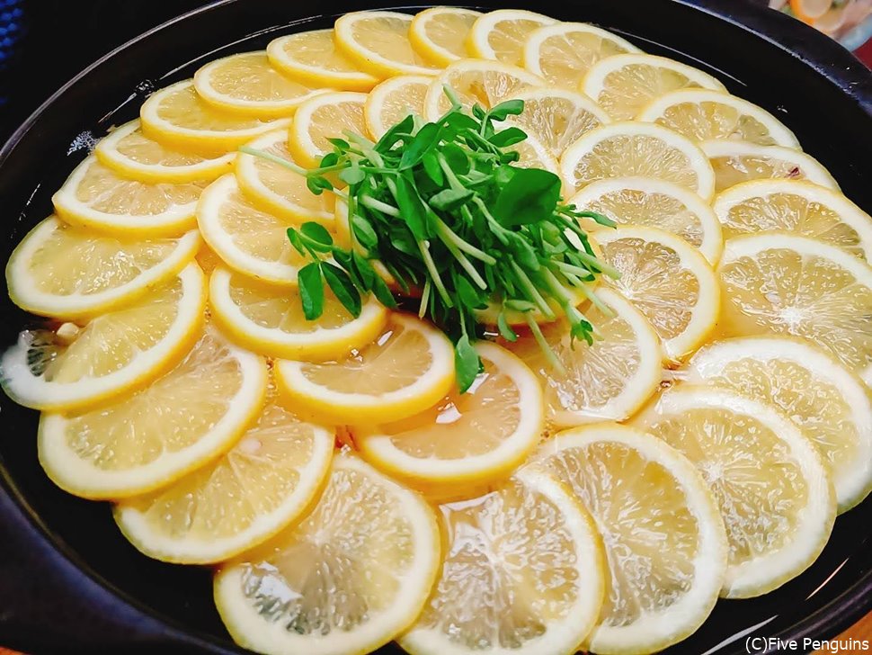 本格派レモン鍋の瀬戸田レモン鍋は1日3組限定